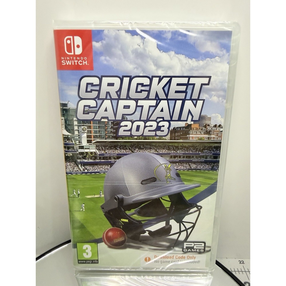 Cricket Captain 2023 (Nintendo Switch) Brand New Sealed - Code In Box